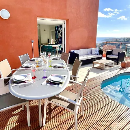 Detente Cote D'azur, Piscine Et Privatifs مينتون